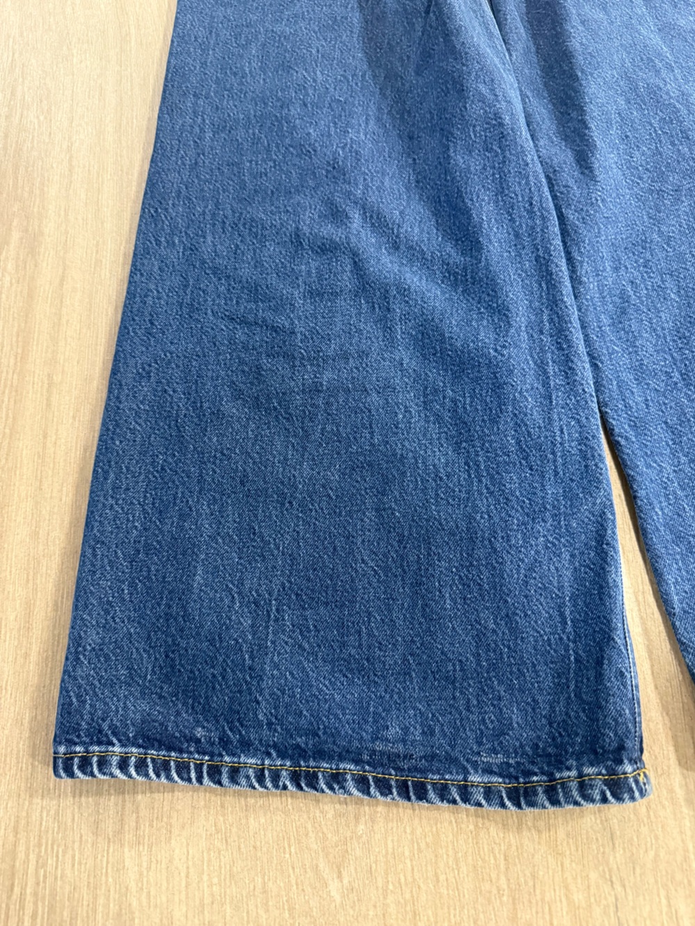 FRAME Wide Leg Trouser Jeans High Rise Blind Spot Wash Denim Size 23 - Picture 9 of 15
